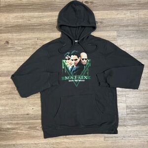 Old Navy Matrix Hoodie Unisex Dark Gray